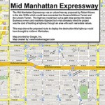 Moses' proposed Mid-Manhattan subway