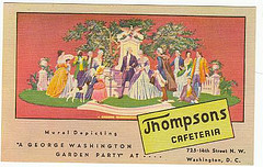 Advertisement for Thompson's Cafeteria, Washington, DC