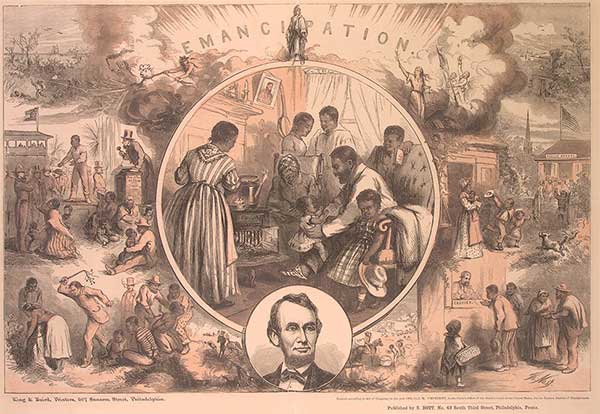 images of African American celebrating emancipation from slavery